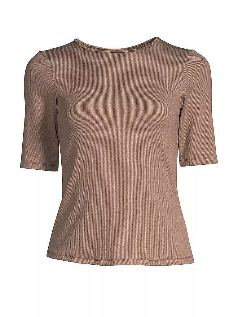 CASALL | Damen Fitnessshirt Rib | Cammello