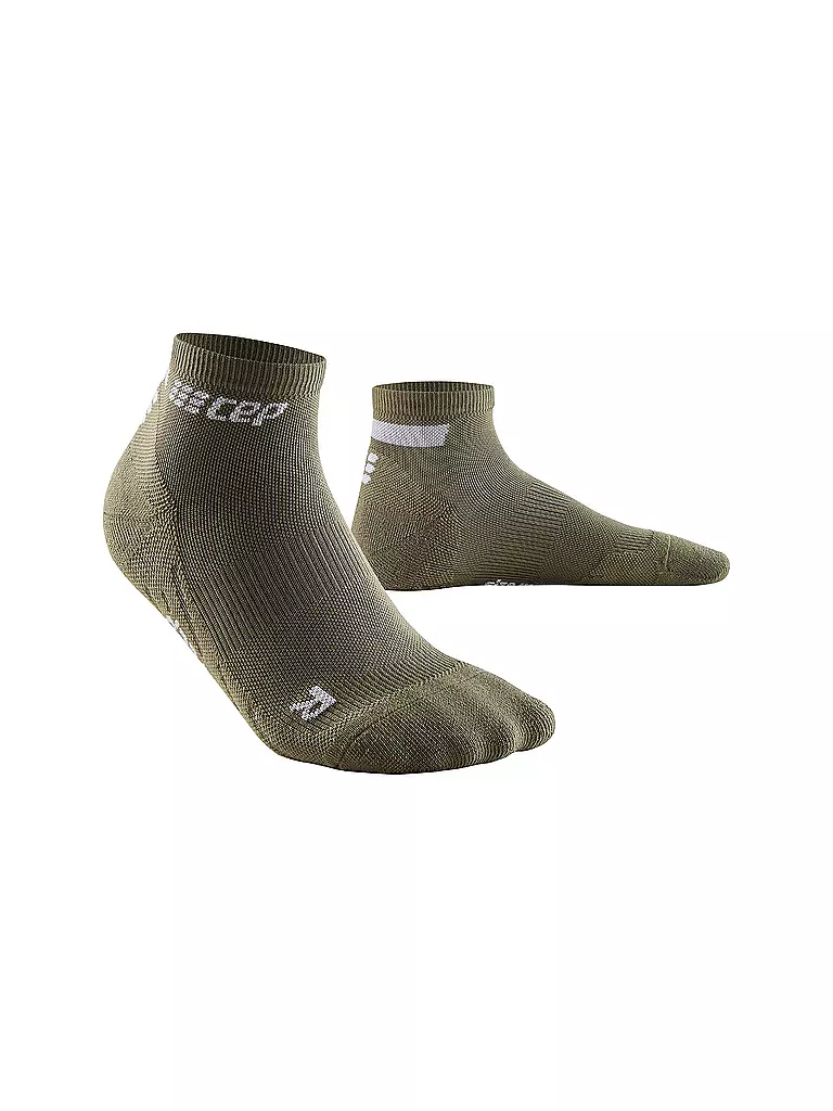 CEP | Herren Kompressionssocken The Run Low Cut | Oliva