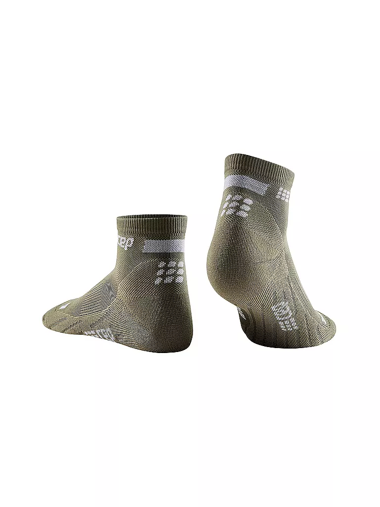 CEP | Herren Kompressionssocken The Run Low Cut | Oliva