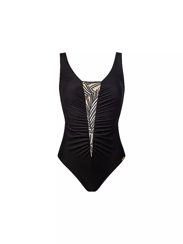 CHARMLINE | Damen Badeanzug GOLDEN REFLECTION | Nero