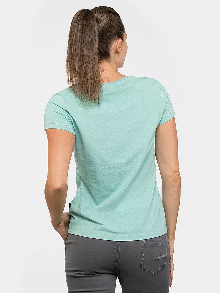 CHILLAZ | Damen Klettershirt Gandia Little Bear Heart | Verde chiaro