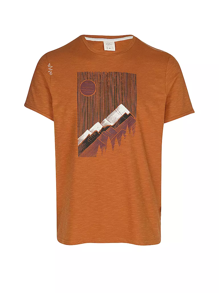 CHILLAZ | Maglietta da arrampicata da uomo Sunny Mountains | Marrone chiaro