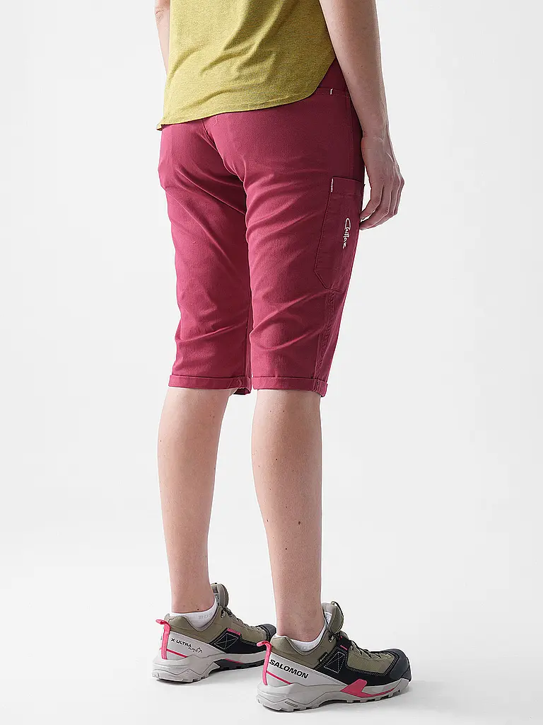 CHILLAZ | Pantaloncini da arrampicata da donna Jessy 3/4 | Rosso