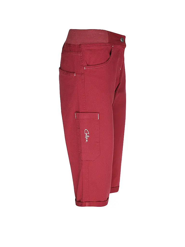 CHILLAZ | Pantaloncini da arrampicata da donna Jessy 3/4 | Rosso