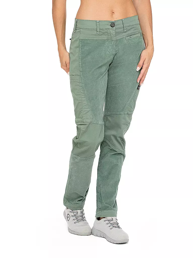 CHILLAZ | Pantaloni da arrampicata Waldhorn da donna | Oliva