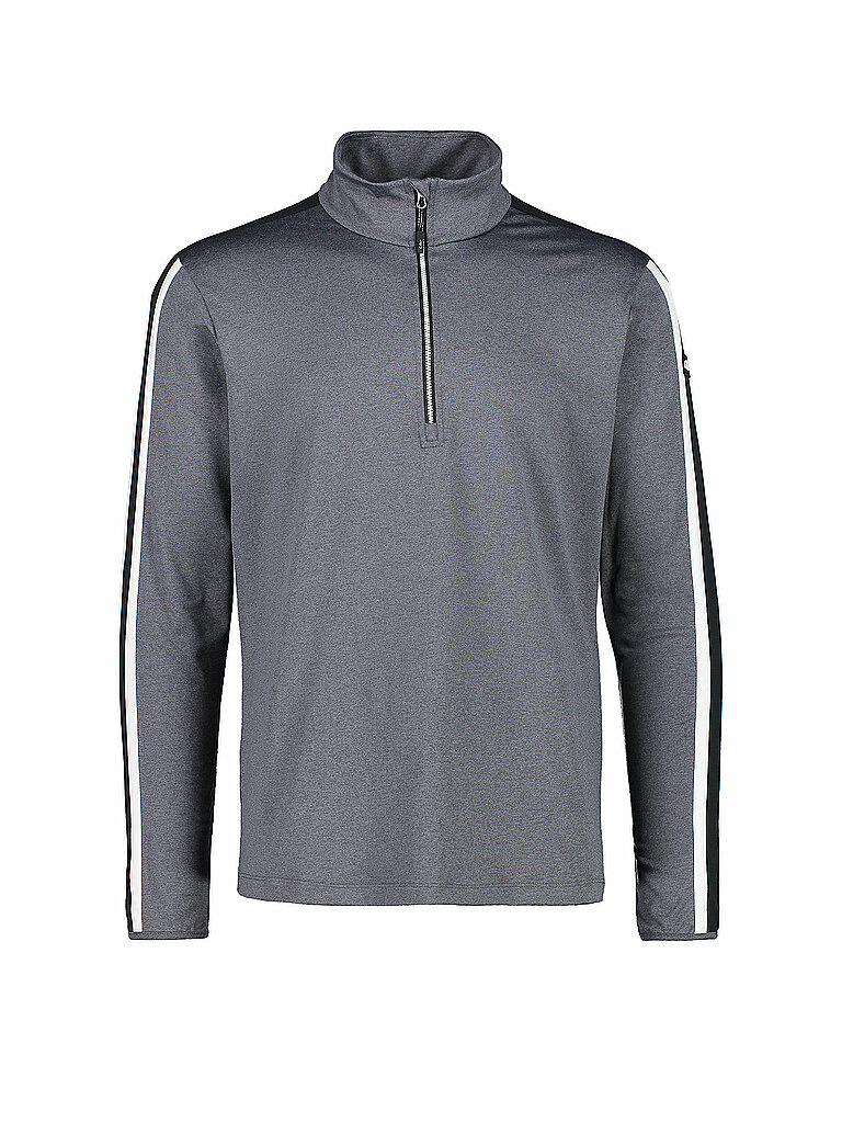 Zipshirt intimo da uomo Softtech Melange anni '70 grigio 54