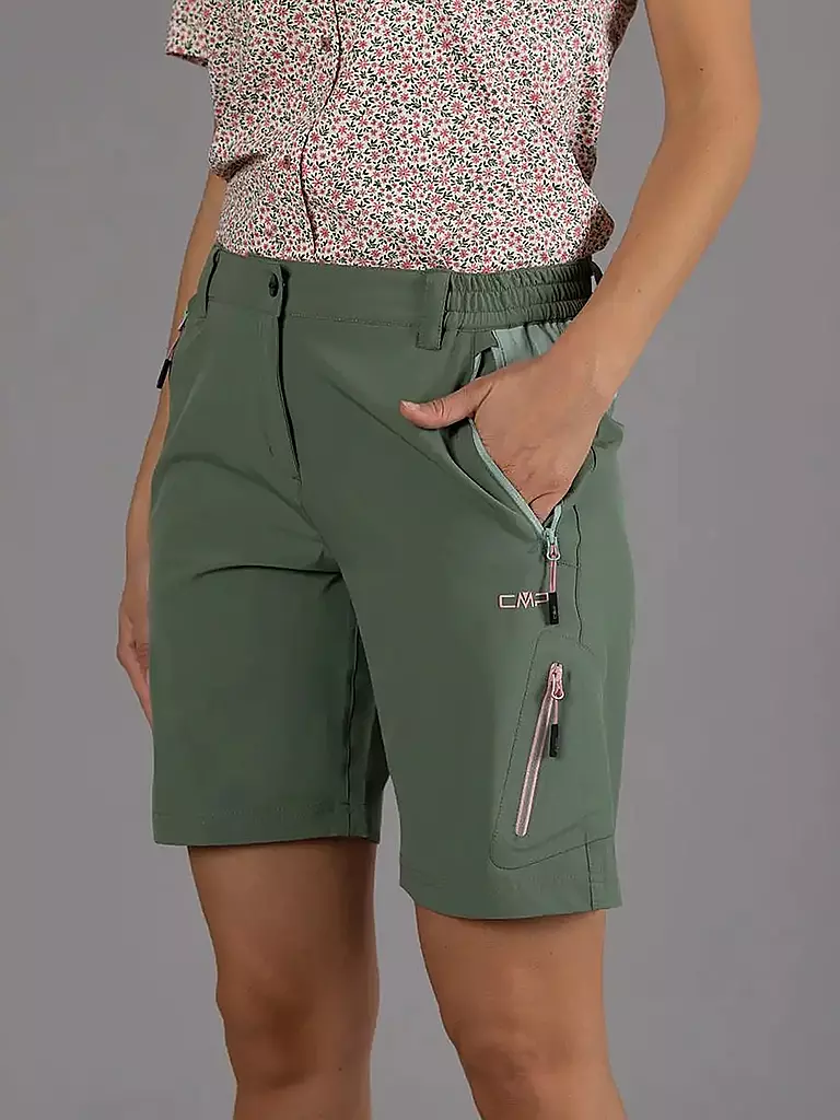 CMP | Damen Short Bermuda Stretch | Verde scuro