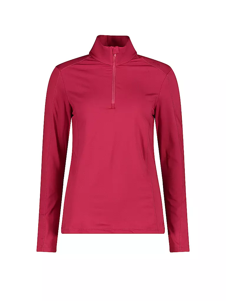 CMP | Damen Unterzieh Zipshirt Sweat Softtech | Rosso