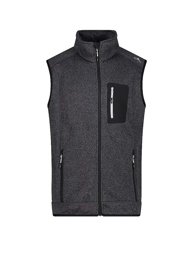 CMP | Gilet in pile da uomo | Nero