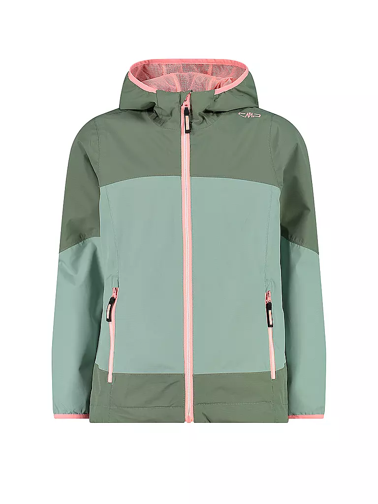 CMP | Kinder Wanderjacke Full Taped Hoodie | Verde chiaro