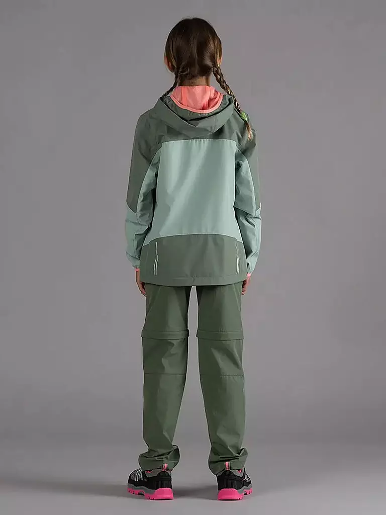 CMP | Kinder Wanderjacke Full Taped Hoodie | Verde chiaro