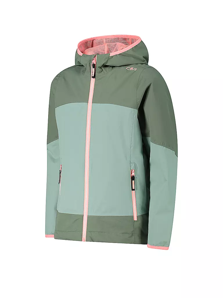 CMP | Kinder Wanderjacke Full Taped Hoodie | Verde chiaro