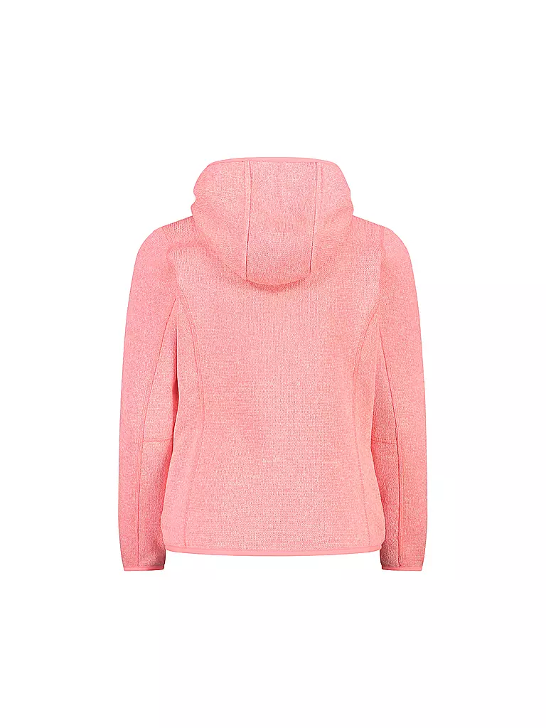 CMP | Mädchen Fleecejacke Jacquard Knitted Hoodie | Rosa