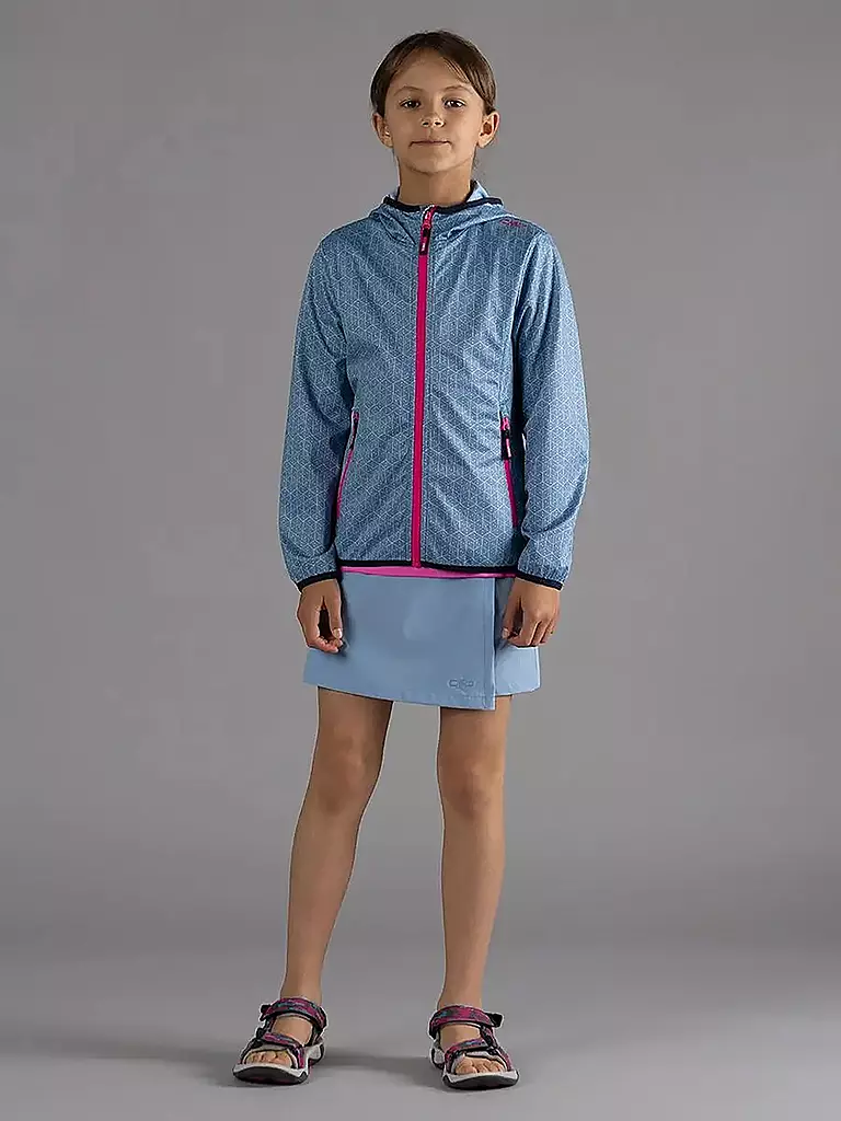 CMP | Mädchen Softshelljacke Light  Hoodie | Blu chiaro