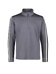 CMP | Zipshirt intimo da uomo Softtech Melange anni '70 | Grigio