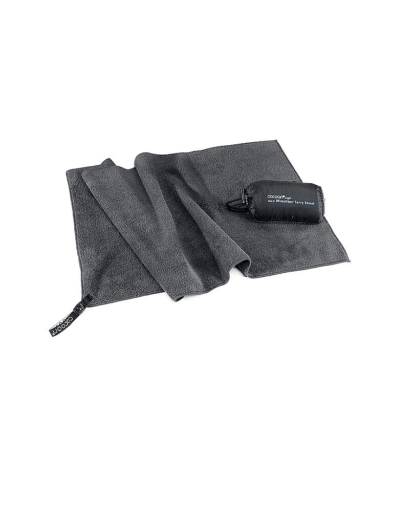 Asciugamano da viaggio Terry Towel Light in microfibra grigio XL/150*80