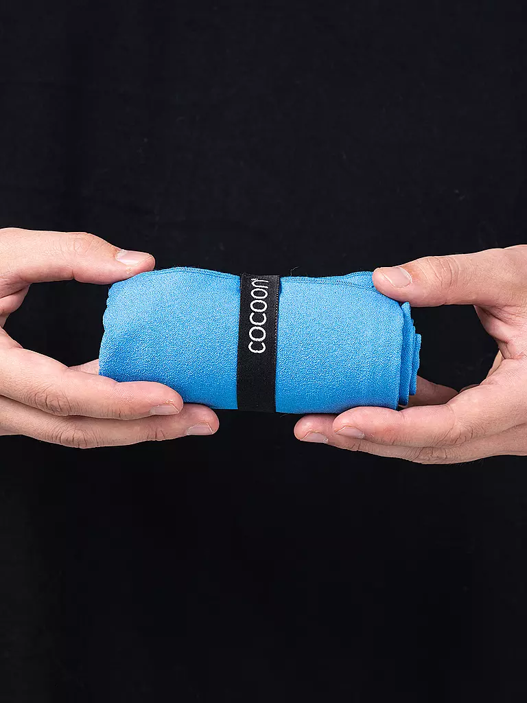 COCOON | Asciugamano da viaggio Microfiber Towel Hyperlight S 60x30 | Blu