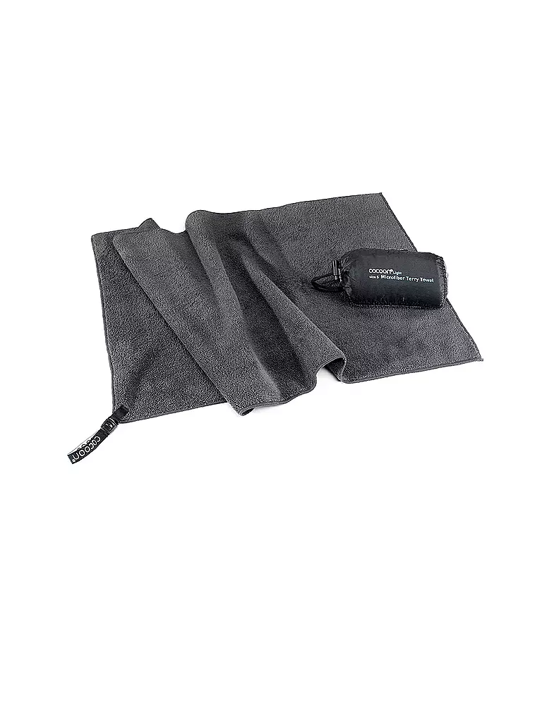 COCOON | Asciugamano da viaggio Terry Towel Light in microfibra | Grigio