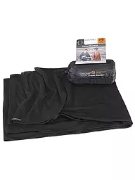 COCOON | Coperta da viaggio Travel Blanket Merino Wool/Silk 180*140CM | Nero