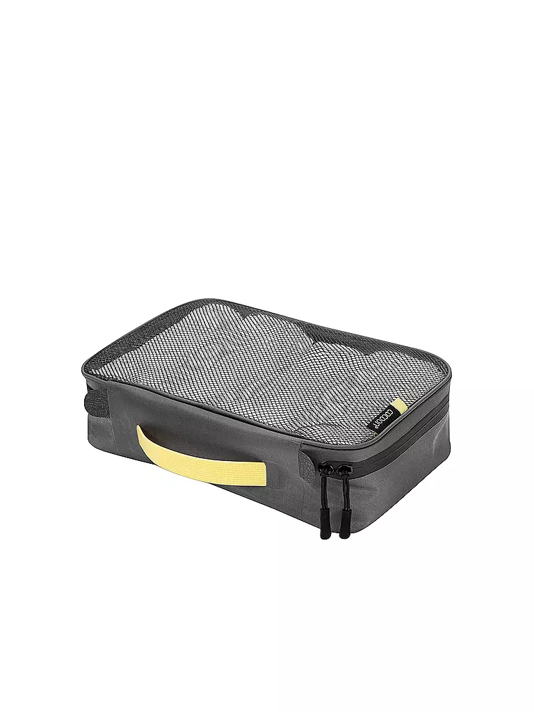 COCOON | Cubo contenitore con parte superiore in rete laminata | Grigio