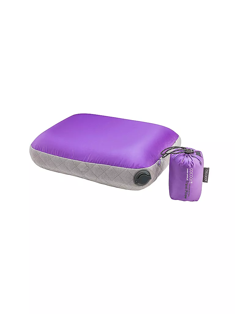COCOON | Cuscino da viaggio Air-Core Pillow Ultralight L | Lilla