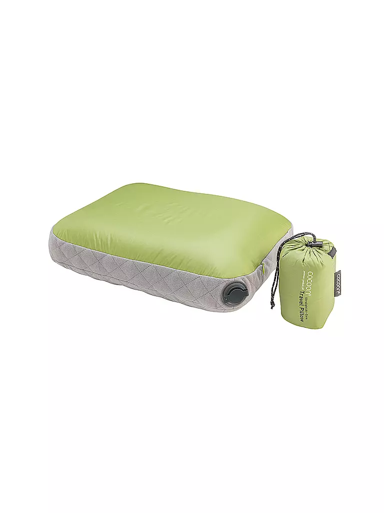 COCOON | Cuscino da viaggio Air-Core Pillow Ultralight M | Verde