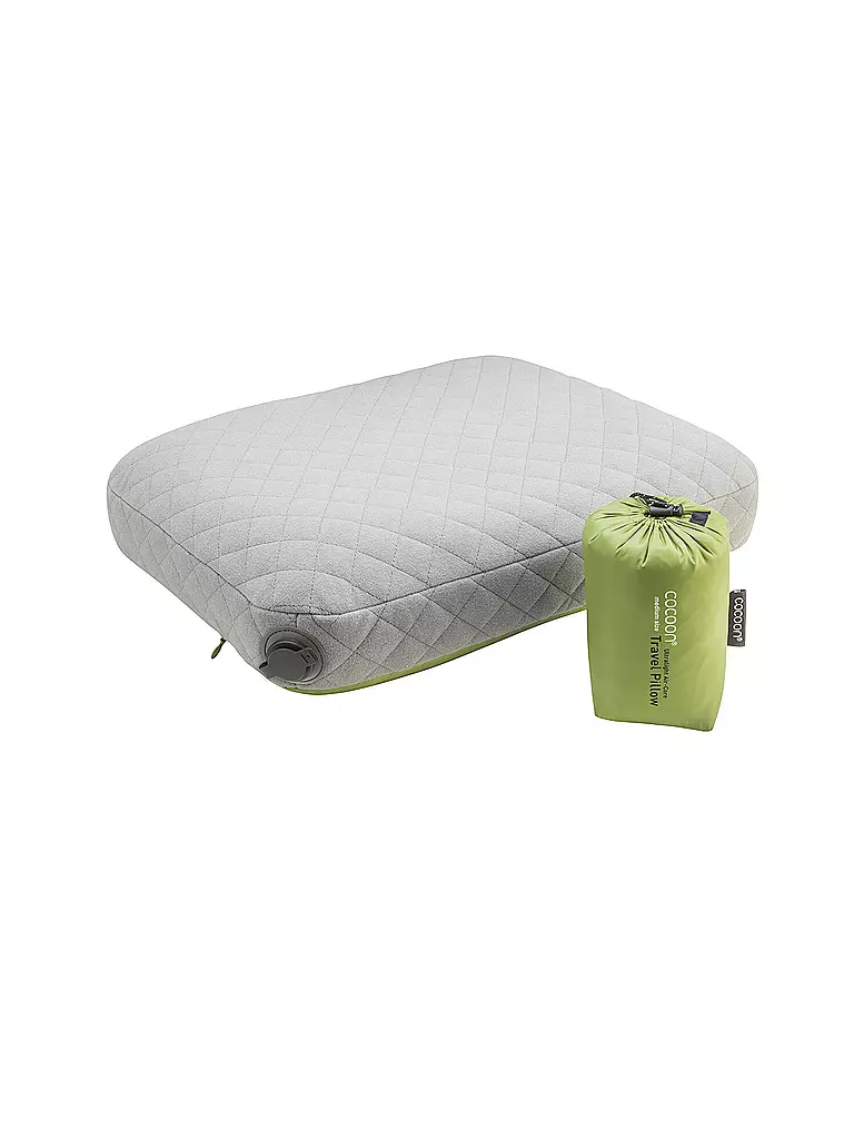 COCOON | Cuscino da viaggio Air-Core Pillow Ultralight M | Verde