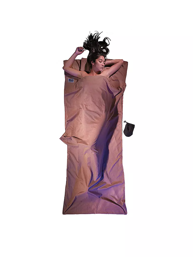 COCOON | Reiseschlafsack TravelSheet 16x9cm 260g | Marrone