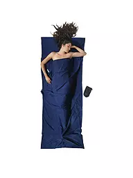 COCOON | Sacco a pelo da viaggio TravelSheet in microfibra | Blu scuro