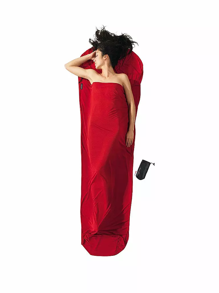 COCOON | Sacco a pelo interno Mummyliner Radiator Thermolite 16x10cm 370g | Rosso