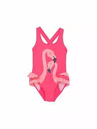 COLOR KIDS | Mädchen Badeanzug Application | Fucsia