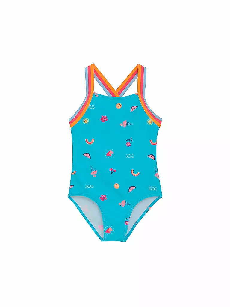COLOR KIDS | Costume da bagno per bambina | Turchese