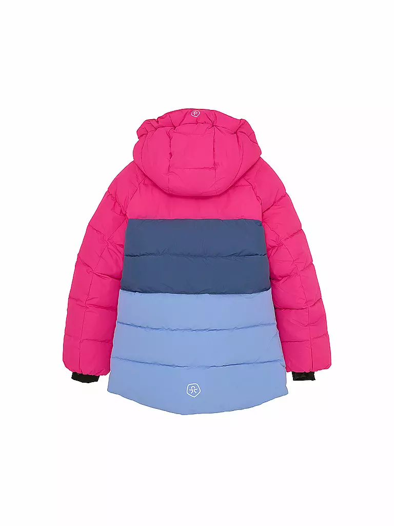 COLOR KIDS | Giacca da sci trapuntata colorblock da ragazza |