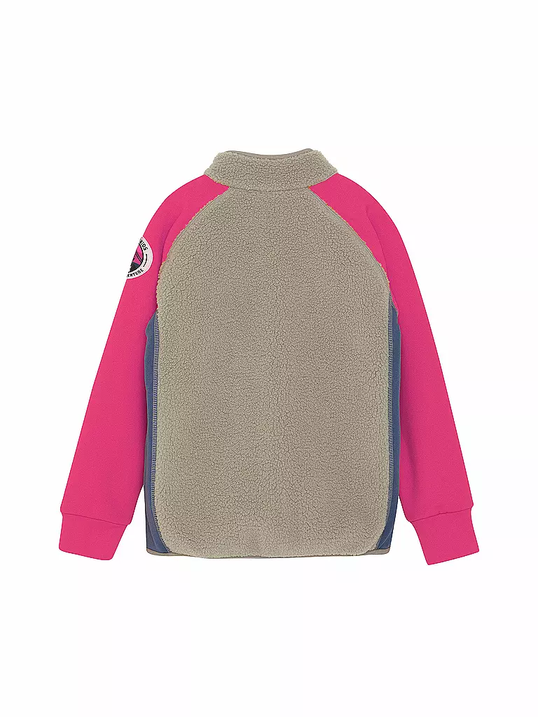 COLOR KIDS | Giacca in pile da ragazza | Fucsia