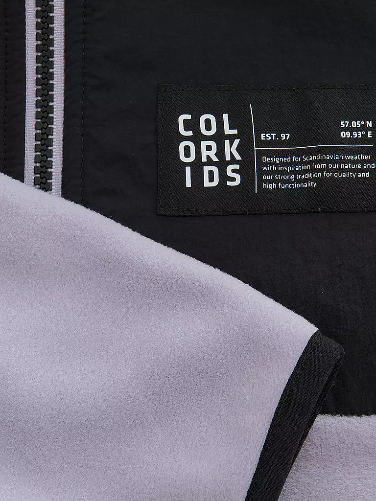 COLOR KIDS | Giacca in pile da ragazza | Lilla