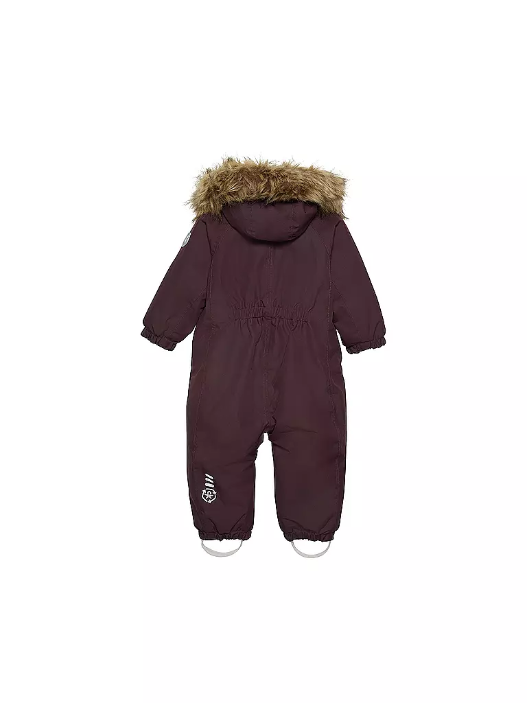 COLOR KIDS | Kinder Skioverall Fake Fur | Marrone