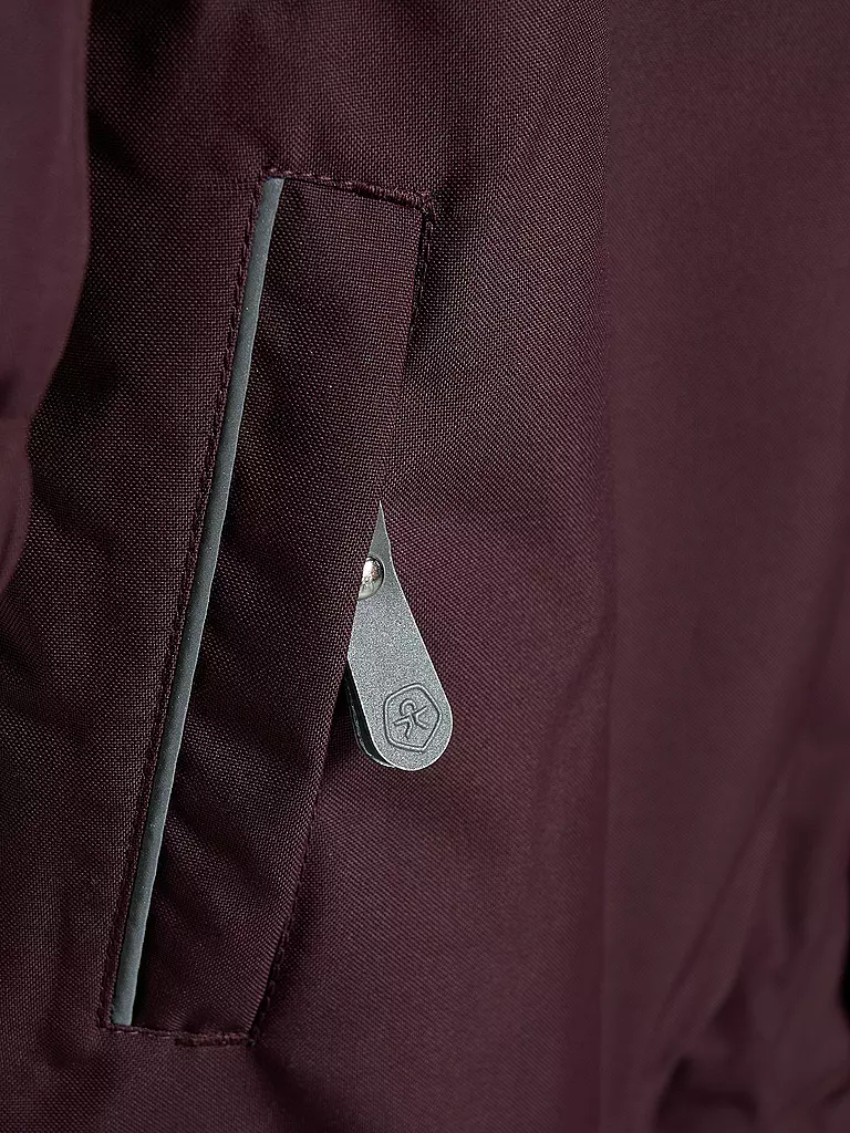 COLOR KIDS | Kinder Skioverall Fake Fur | Marrone