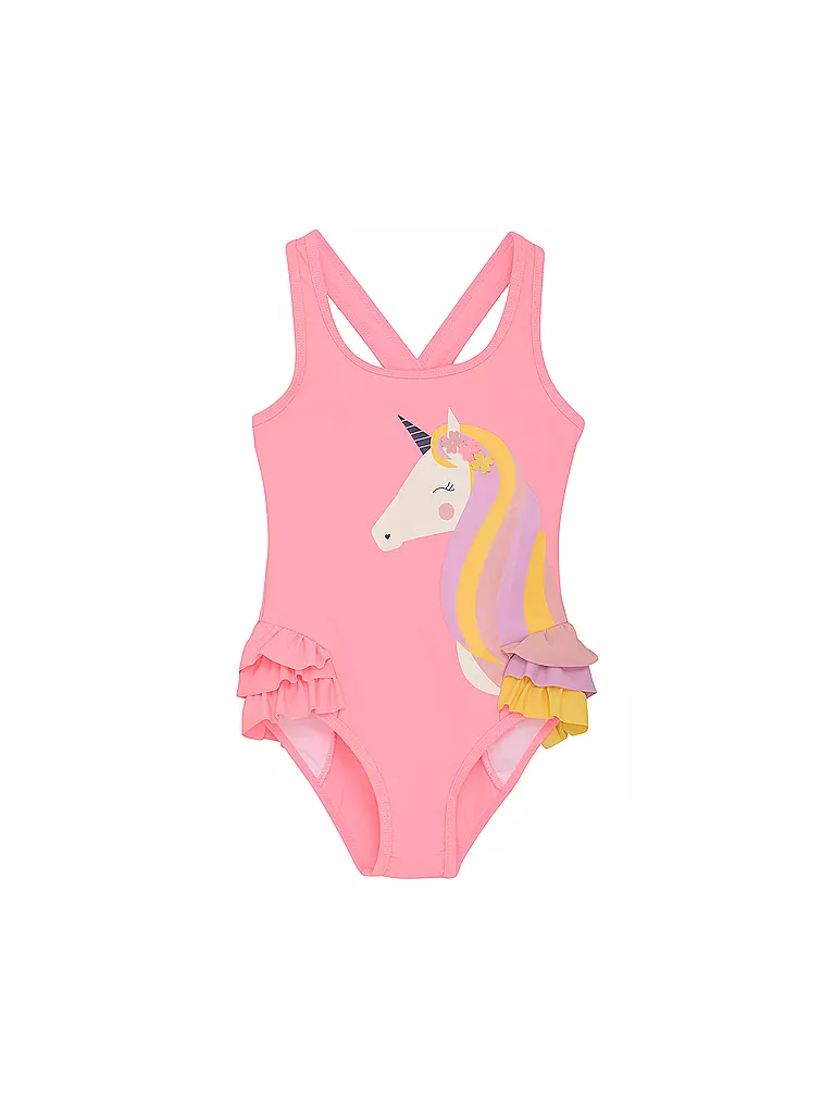 COLOR KIDS | Mädchen Badeanzug Application | Rosa