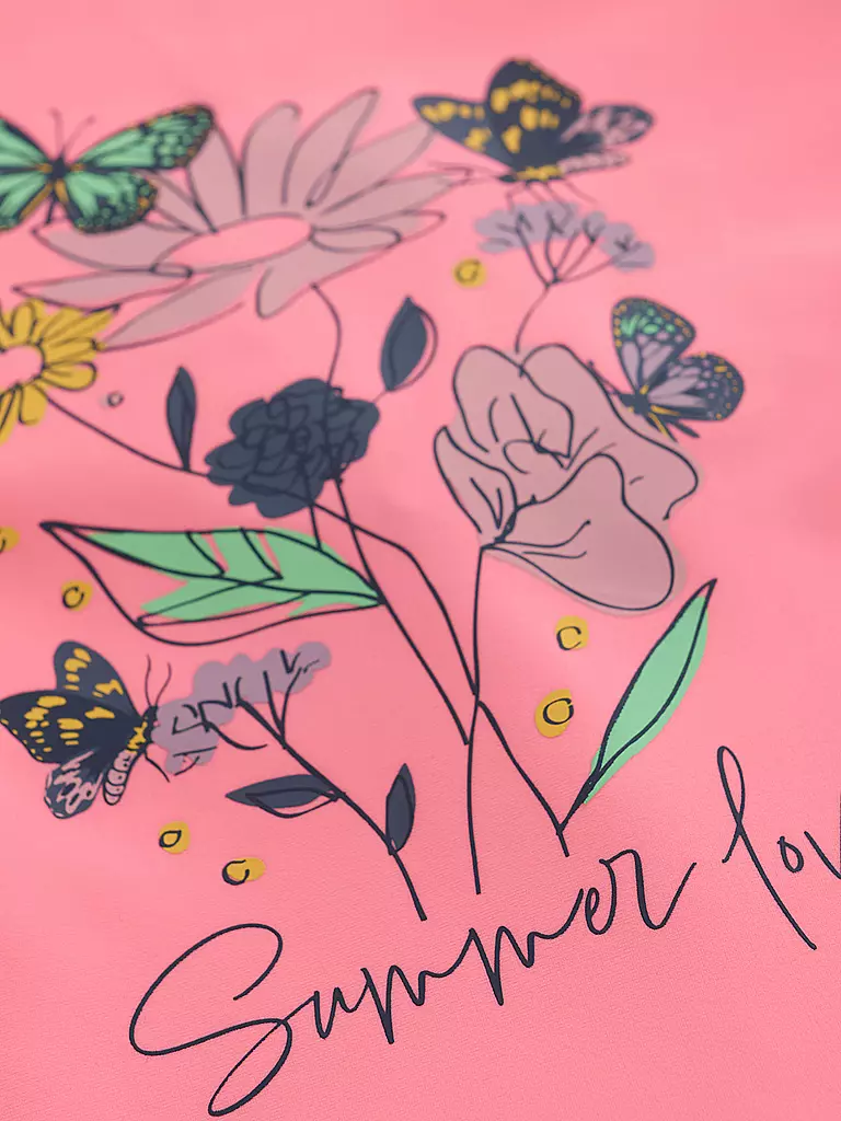 COLOR KIDS | Mädchen Beachshirt mit Print | Rosa