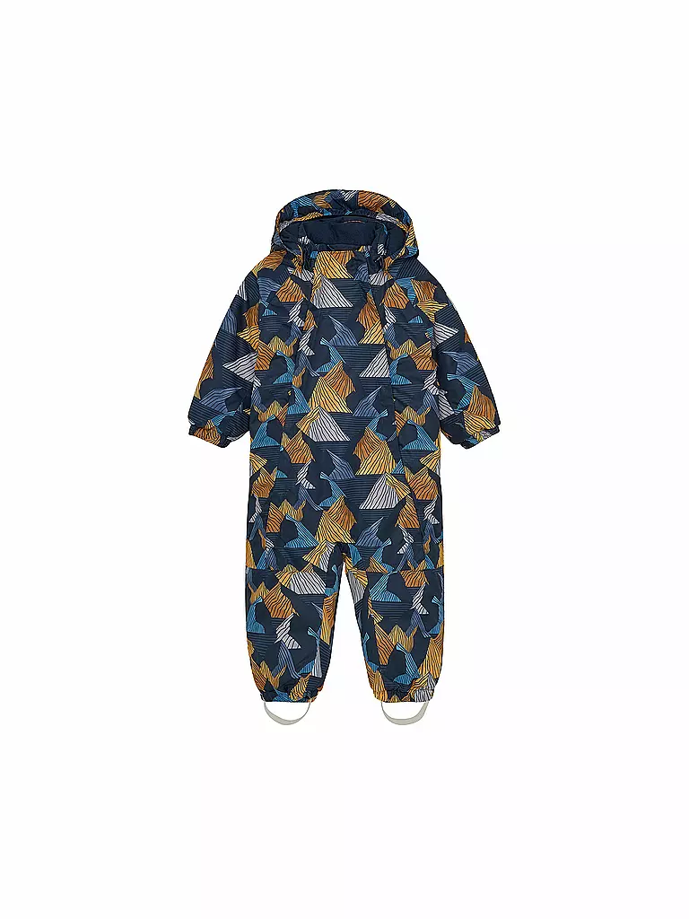 COLOR KIDS | Tuta da sci per neonati W. 2 Zip-AOP | Arancione