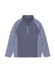 COLOR KIDS | Zipshirt termico da bambino in pile a righe | Lilla