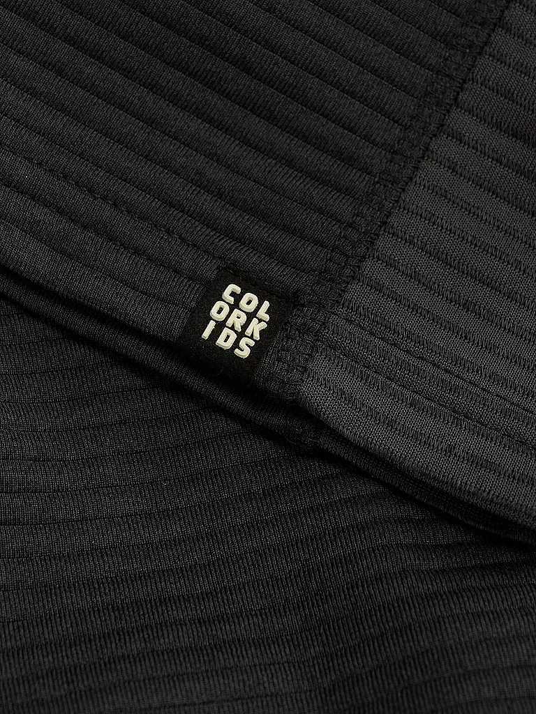 COLOR KIDS | Zipshirt termico da bambino in pile a righe |