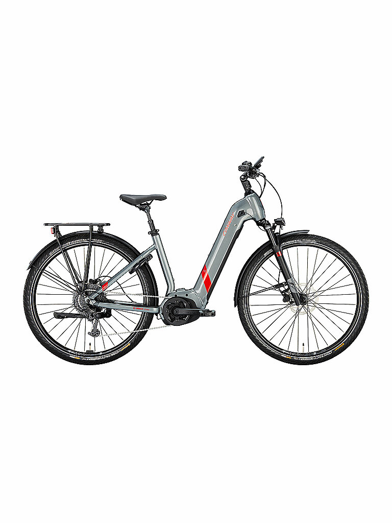 E-Trekkingbike da donna Cairon T 2.0 625 SE grigio M