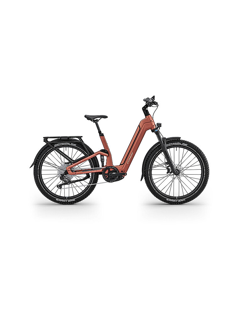 E-Bike Cairon SUV FS 6.0 Auto (Telaio Basso) rosso S