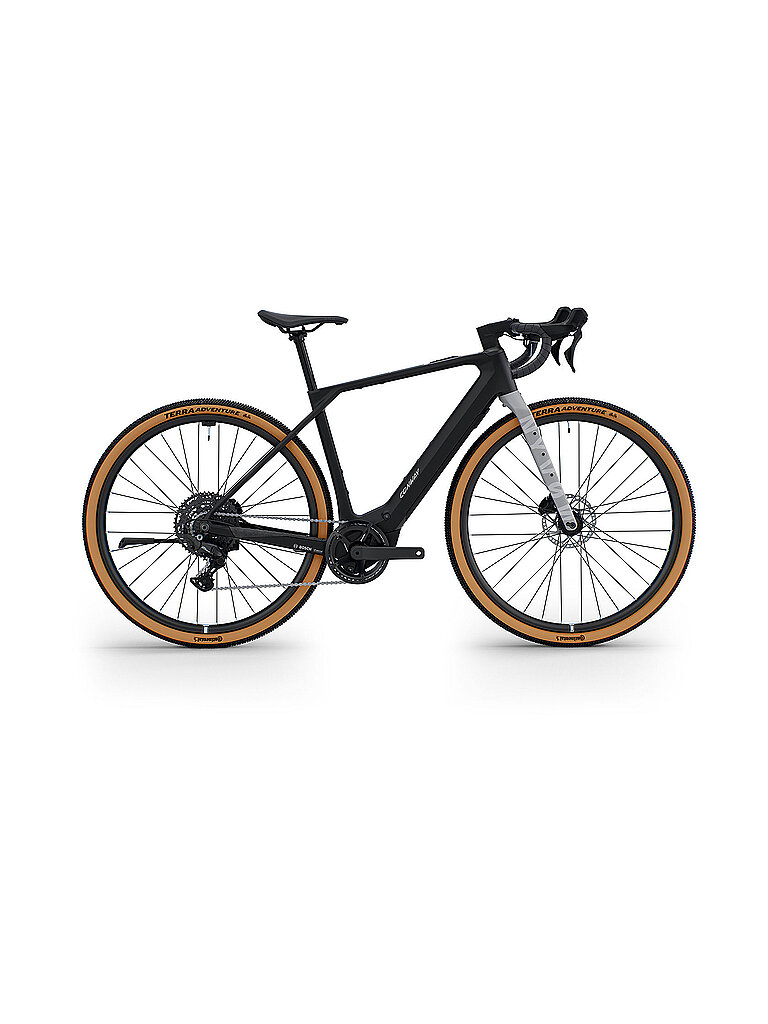 E-Gravelbike Nyvon 8.0 Diamant nero S