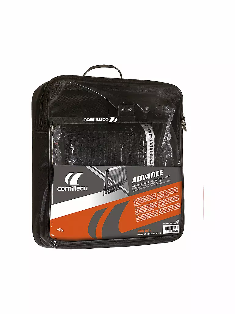 CORNILLEAU | Set rete da ping pong Advanced | Nero