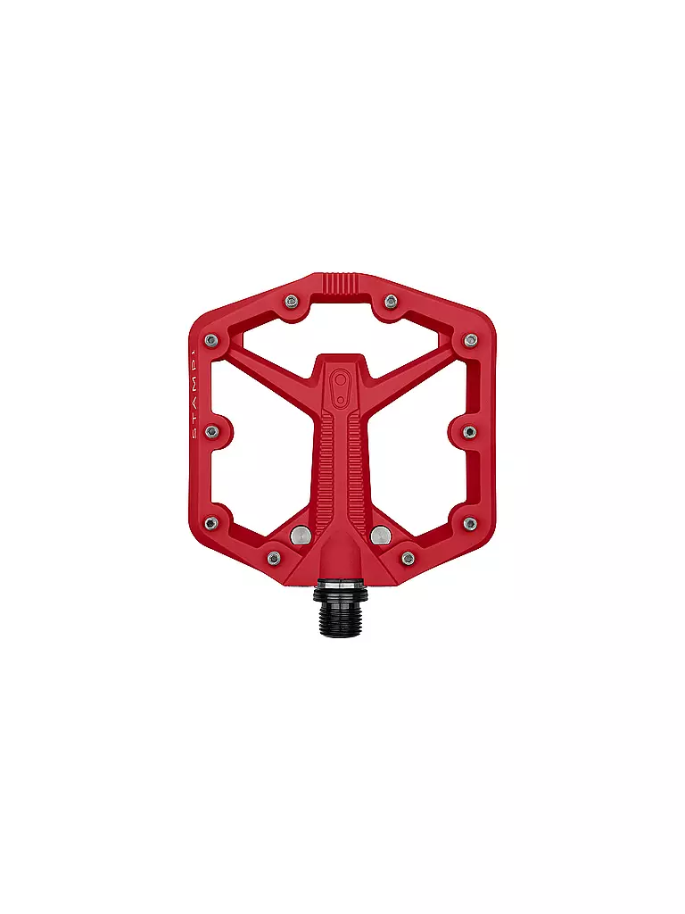 CRANKBROTHERS | Flat-Pedal Stamp 1 Gen 2 | Rosso