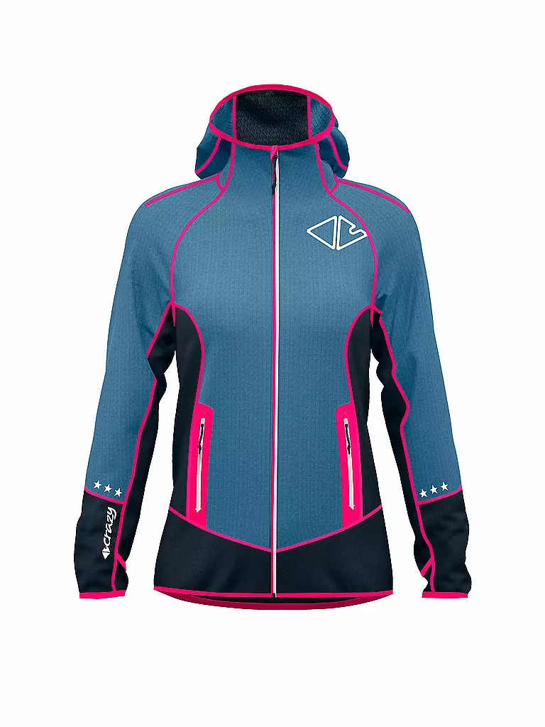 CRAZY | Damen Hybridjacke Pull Next | Petrolio