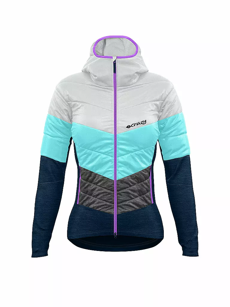 CRAZY | Damen Hybridjacke Trilogy | Turchese