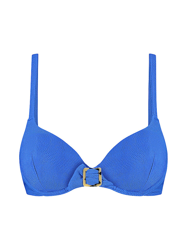 Top bikini da donna Wavy Blue blu 36C